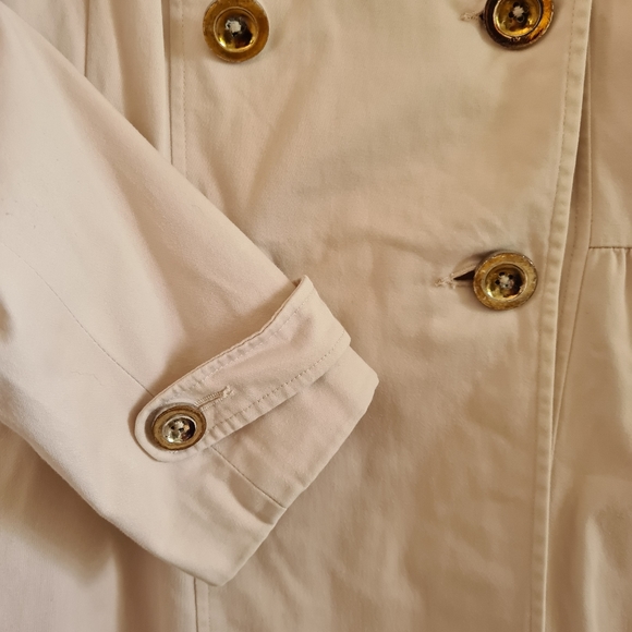 Forever New Beige Trenchcoat Coat Size 12 - Picture 5 of 12